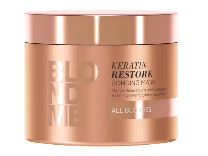 שוורצקופף מסכה לשיער בלונדמי אול בלונדס Schwarzkopf Professional BlondMe All Blondes Keratin Restore