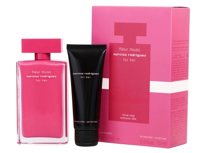 Fleur Musc For Her NARCISO RODRIGUES בושם א.ד.פ 100 מ"ל + קרם גוף 75 מ"ל לאישה
