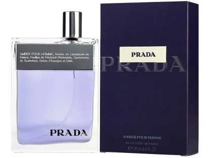 Amber Pour Homme PRADA בושם לגבר א.ד.ט 100 מ"ל