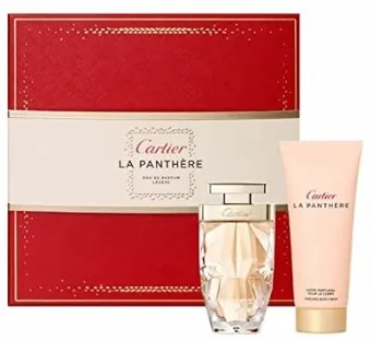 La Panthere E.D.P 50 ml + Body Cream 100 ml CARTIER סט בושם א.ד.פ 50 מ"ל + קרם גוף 100 מ"ל לאישה