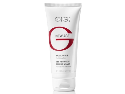 GIGI New Age Facial Scrub ג'ל לניקוי עדין של עור הפנים עם גרגרים