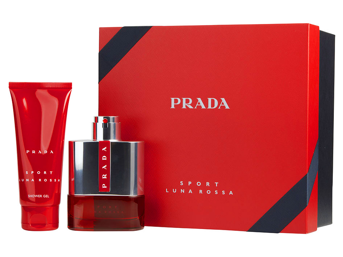PRADA Sport Luna Rossa בושם לגבר א.ד.ט 100 מ"ל + ג'ל רחצה 3