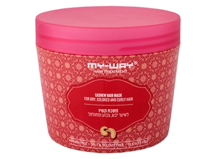 מאיי וואיי מסכת קשיו Cashew Hair Mask 500 ml MAY-WAY
