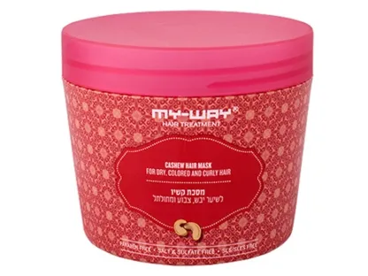 מאיי וואיי מסכת קשיו Cashew Hair Mask 500 ml MAY-WAY