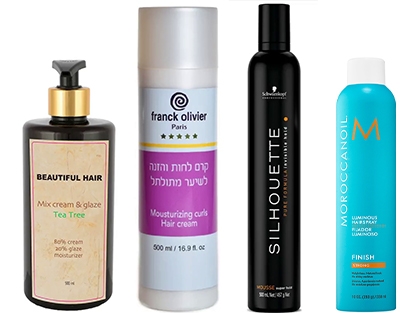 מוצרי עיצוב וסידור השיער